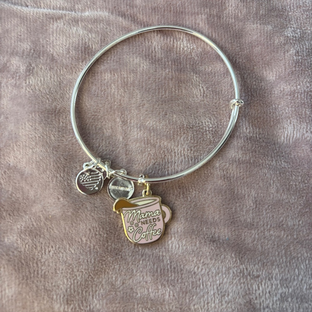 Alexi and Ani Mama Needs Coffee Bangle Bracelet